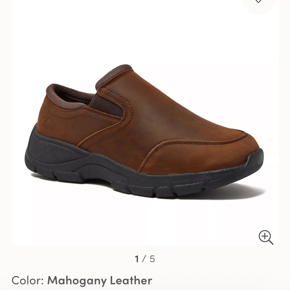 Lands' End Women's Brown Slip-On all weather casual shoe 10